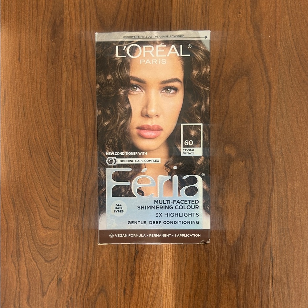 L'Oreal Paris Feria Hair Color 60 Crystal Brown